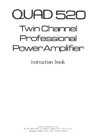 Quad 520 - Owners Manual